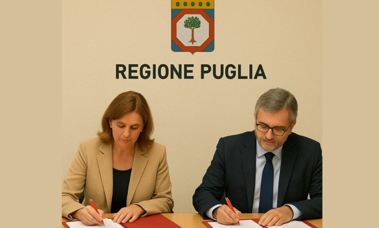 Firma della convenzione contro la violenza di genere tra Regione Puglia e Ordine degli Psicologi