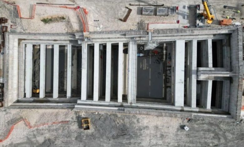 Lavori in corso nella galleria Hirpinia della linea Alta velocità Napoli-Bari