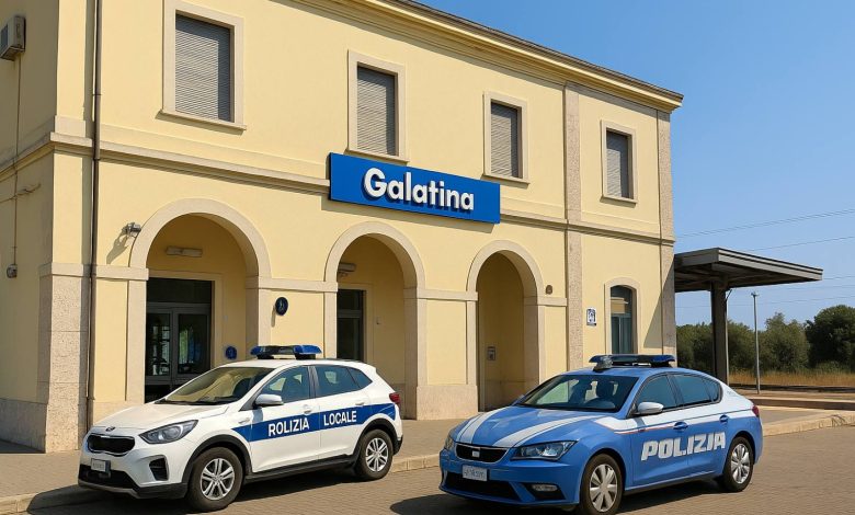 Stazione di Galatina dove è avvenuta l’aggressione ad opera di minori