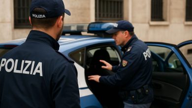 Polizia di Stato interviene a Bari per rapina aggravata nei pressi del parco Rossani”.