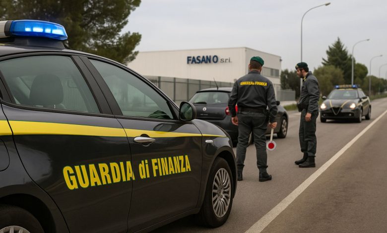 pattuglia Guardia di Finanza durante arresto marijuana Fasano