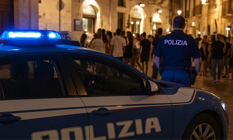 Controlli straordinari a Monopoli durante la movida notturna da parte della Polizia di Stato