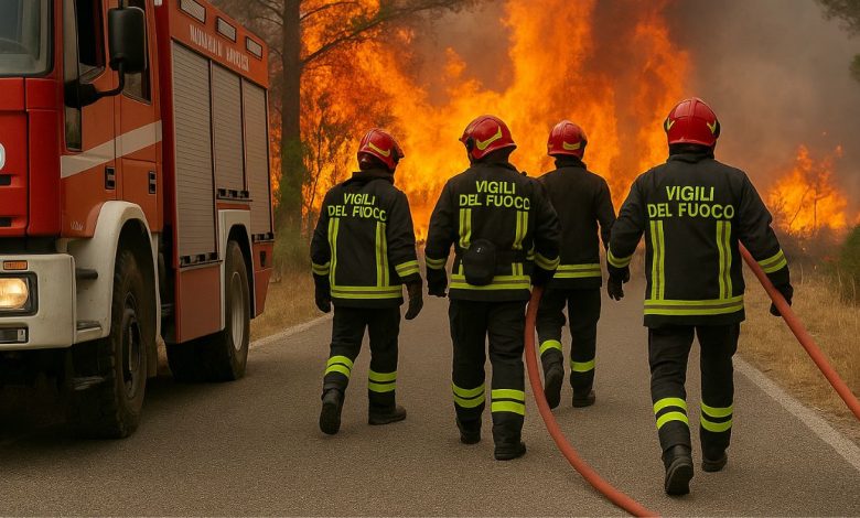 incendio a San Giovanni Rotondo evacuazione di 300 persone nel Gargano
