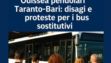 pendolari Taranto-Bari in attesa degli autobus sostitutivi