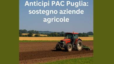 Anticipi PAC Puglia sostegno aziende agricole