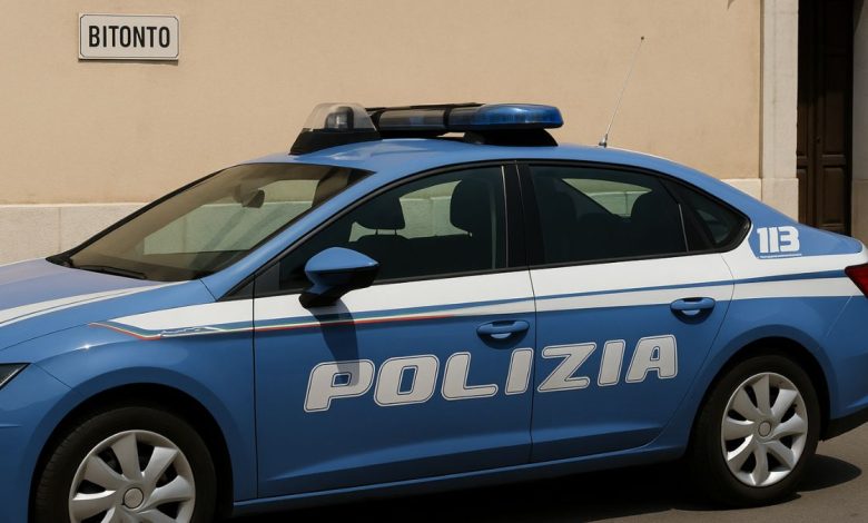 Arresto a Bitonto per resistenza e lesioni a P.U.