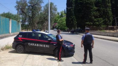 Carabinieri durante controlli ad alto impatto a Francavilla Fontana