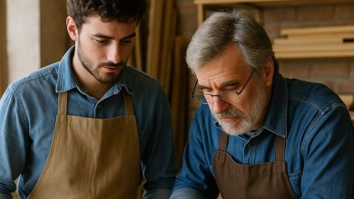 Giovani apprendisti nelle botteghe-scuola artigiane in Puglia accanto ai Maestri