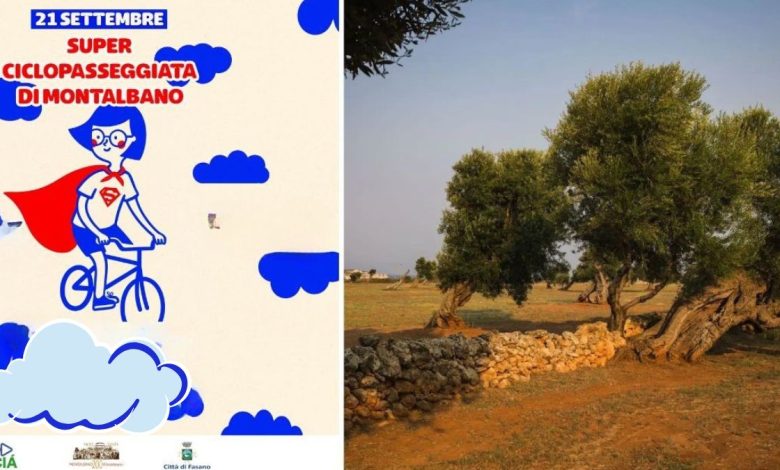 Partecipanti alla SuperCiclopasseggiata di Montalbano in Piazza della Libertà.