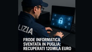 Polizia di Stato sventa frode informatica in Puglia recuperando 120mila euro