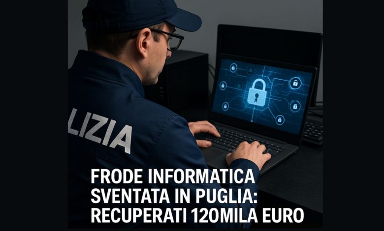 Polizia di Stato sventa frode informatica in Puglia recuperando 120mila euro