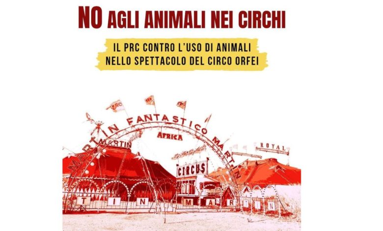 manifestazione no agli animali nei circhi a San Giovanni Rotondo