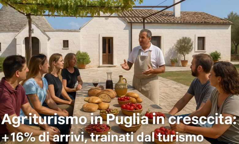 Agriturismo in Puglia con degustazione di prodotti tipici e turismo enogastronomico.