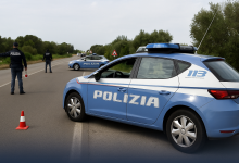 controlli straordinari Polizia di Stato nel Salento durante pattugliamento