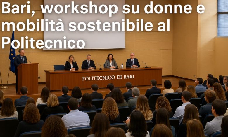 Donne e mobilità sostenibile al workshop del Politecnico di Bari