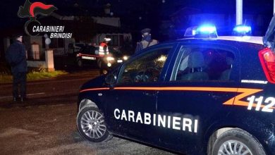 carabinieri durante controllo del territorio a Ostuni e Cisternino