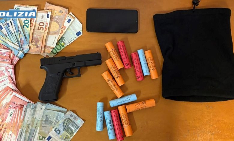 Polizia di Stato interviene per rapina a mano armata in supermercato di Bari