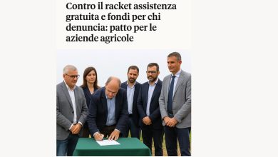 firma protocollo contro il racket agricolo in Puglia tra associazioni e comuni”.
