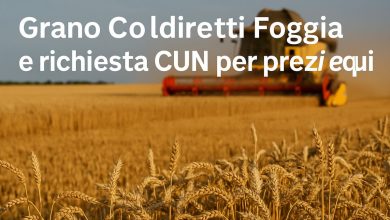 grano Coldiretti Foggia e richiesta CUN per prezzi equi