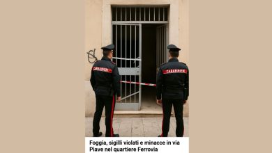 sicurezza in via Piave a Foggia – controlli contro taxi abusivi e violazione dei sigilli