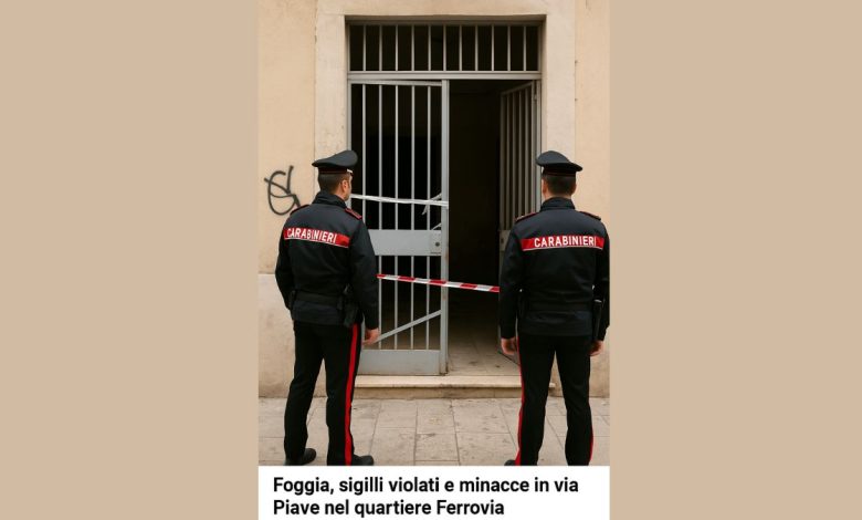 sicurezza in via Piave a Foggia – controlli contro taxi abusivi e violazione dei sigilli