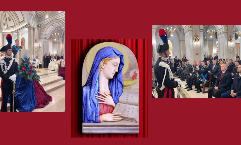 Celebrazione della Virgo Fidelis presso il Santuario di Sant’Antonio da Padova a Oria