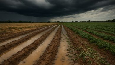 Danni causati dal maltempo in Puglia nei terreni agricoli