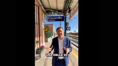 “Elezioni regionali 2025 Salvini Francavilla Fontana stazione ferroviaria”