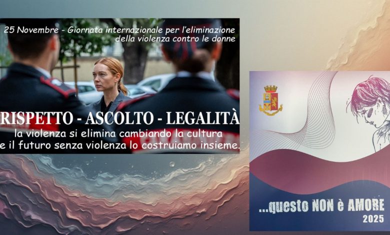 Giornata internazionale contro la violenza sulle donne 25 novembre