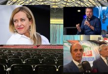 Meloni, Salvini e Tajani a Bari per le elezioni 2025 in Puglia