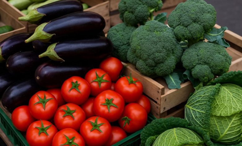 Ortaggi estivi e verdure invernali insieme sui banchi per il caldo anomalo in Puglia