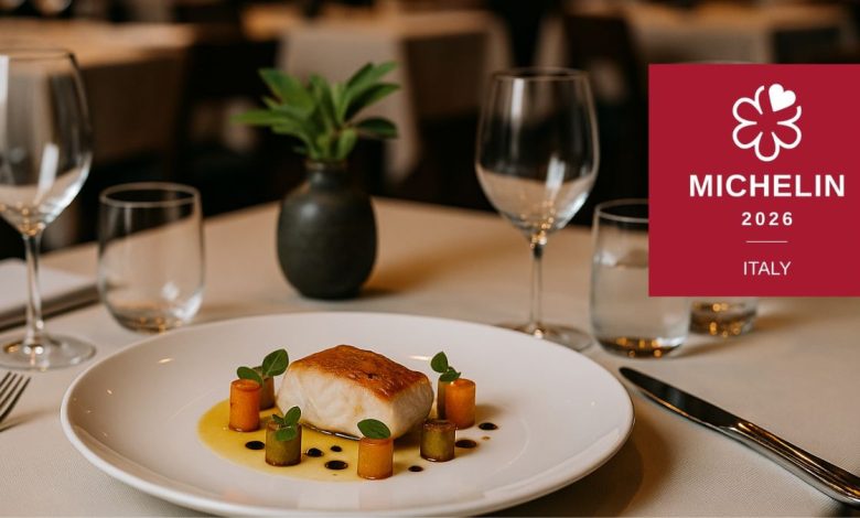 Piatto gourmet in ristorante della guida michelin 2026 puglia