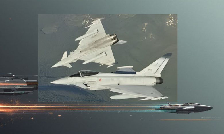 Piloti italiani e Typhoon italiano durante l’esercitazione Cobra Warrior nel Lincolnshire