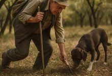 Raccolta dei tartufi in Puglia durante la stagione autunnale colpita da caldo e siccità