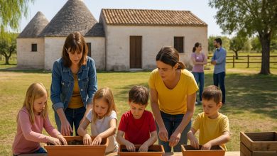bambini e famiglie nei nidi di comunità dell’agricoltura sociale in Puglia
