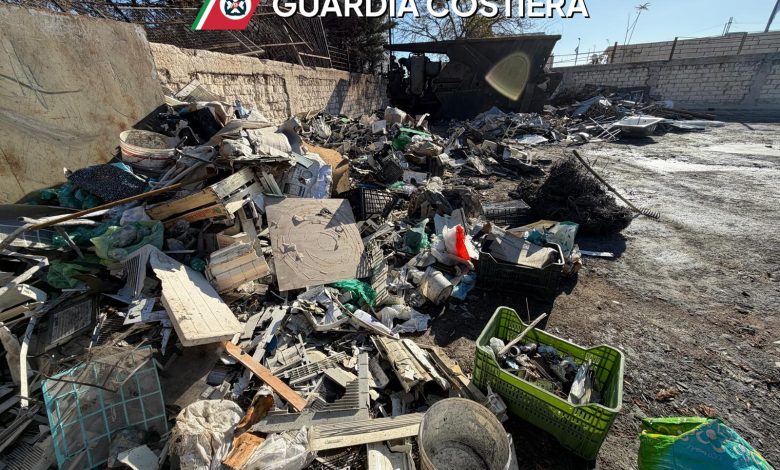 operazione di polizia ambientale in area rifiuti nel Comune di Foggia