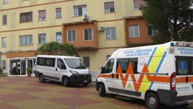 ingresso del pronto soccorso di Bisceglie