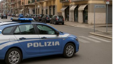 rapina centro scommesse Bari intervento Polizia nel quartiere San Pasquale