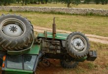 ribaltamento fatale Altamura trattore capovolto in area rurale