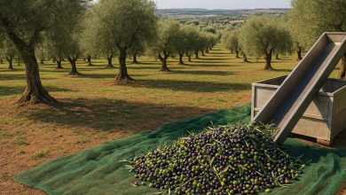 uliveti pugliesi durante la campagna del settore olivicolo-oleario in Puglia.