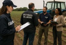 verifiche in agricoltura durante i controlli della Task Force
