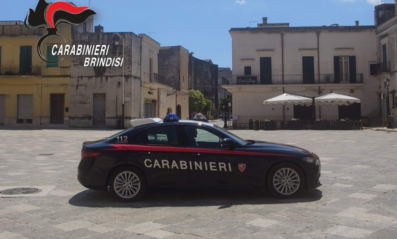 controllo del territorio dei Carabinieri nelle aree urbane del Brindisino