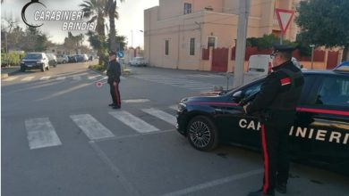 «Controlli ad alto impatto dei Carabinieri nel Brindisino durante servizio straordinario»