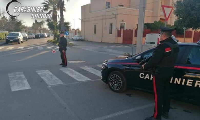 «Controlli ad alto impatto dei Carabinieri nel Brindisino durante servizio straordinario»