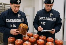 Controlli sulla sicurezza alimentare con sequestro di panettoni contraffatti