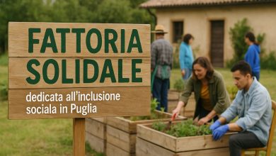 Fattoria solidale dedicata all’inclusione sociale in Puglia