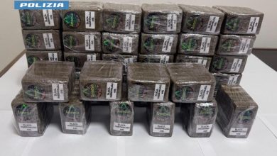 Maxi-sequestro di hashish sulla SS7 operazione Questura di Lecce