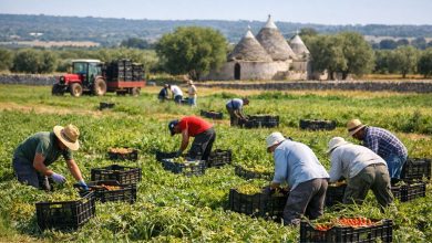 Occupazione agricola e lavoro occasionale nei campi pugliesi