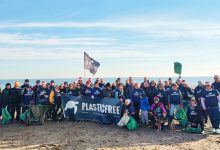 Plastica rimossa in Puglia durante un clean up ambientale nel 2025