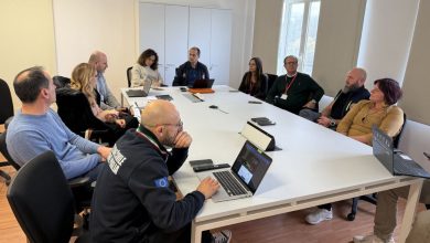 Protezione Civile Puglia durante attività operative per neve e ghiaccio